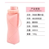 Bình nước xếp gọn silicone 600ml chịu nhiệt, bỏ túi du lịch camping phượt tiện 10