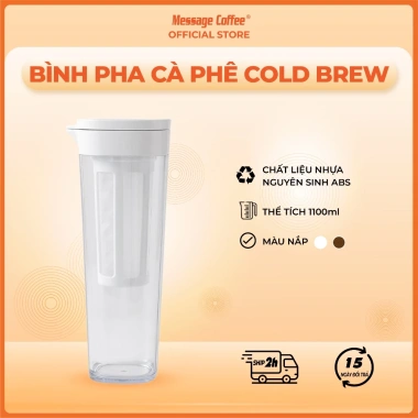 Bình pha cà phê Cold Brew 1.100ml nhựa ABS cứng cao - Tiện lợi, giá ưu đãi 200k 4 Bình pha cà phê Cold Brew 1.100ml nhựa ABS cứng cao - Tiện lợi, giá ưu đãi 200k 4