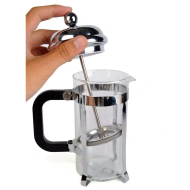 Bình Pha Cà Phê Nén Kiểu Pháp Đa Dung Tích, Tặng Thìa Nhựa Đong, Tiện Dụng, 99.900₫