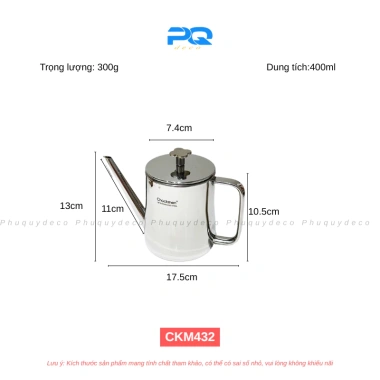 Bình rót dầu 2 lớp inox 18/10 400ml Ấm pha trà chống rò rỉ chockmen giá 515k 2 Bình rót dầu 2 lớp inox 18/10 400ml Ấm pha trà chống rò rỉ chockmen giá 515k 2
