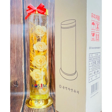 Bình rượu kết hoa hồng sâm tươi Hàn Quốc 2,5L - Quà Tết, giảm giá 1.990.000đ 3