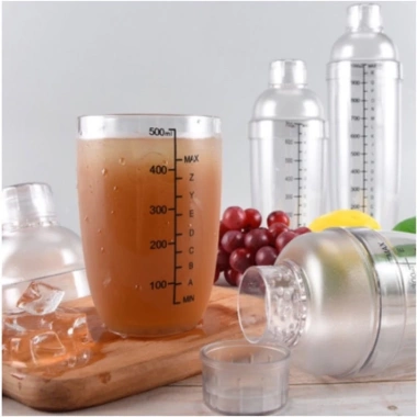 Bình Shaker pha chế chuyên dụng nhựa PC cao cấp dung tích 350-1.000ml, giảm giá 45.000 VND