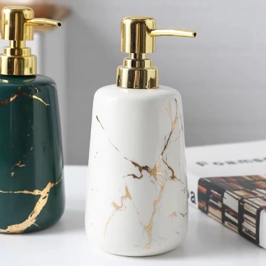 Bình sứ 400ml cao cấp đựng nước rửa tay, sữa tắm, dầu gội Giá ưu đãi 145.000đ