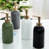 Bình sứ 420ml có vòi nhấn, gội và sữa tắm cao cấp cho khách sạn - Giá 98k