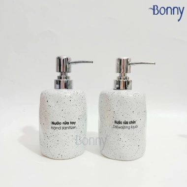 Bình sứ 450ml cho khách sạn - lọ chiết dầu gội, nước rửa tay, sữa tắm, vòi bạc béo, giá 95.000đ 10 Bình sứ 450ml cho khách sạn - lọ chiết dầu gội, nước rửa tay, sữa tắm, vòi bạc béo, giá 95.000đ 10