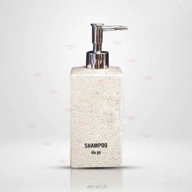 Bình sứ 500ml dầu gội – Lọ cao cấp Bát Tràng trắng, vuông, cho nước rửa tay, sữa tắm – 45.000đ 10