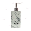 Bình sứ Bát Tràng 500ml - Lọ đựng nước rửa tay, dầu gội, sữa tắm, vuông vân đá 10