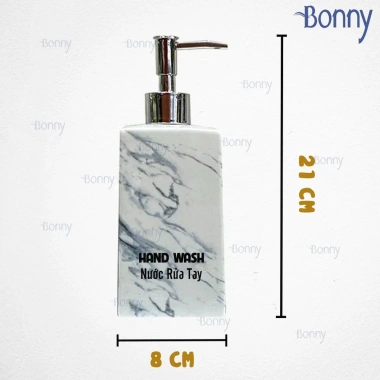 Bình sứ Bát Tràng cao cấp 500ml - Đựng nước rửa tay, dầu gội, sữa tắm, vân đá, giá 55k 3 Bình sứ Bát Tràng cao cấp 500ml - Đựng nước rửa tay, dầu gội, sữa tắm, vân đá, giá 55k 3