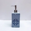 Bình sứ cao cấp 500ml đựng nước rửa tay, dầu gội, sữa tắm - Lọ vuông họa tiết sang trọng, giảm còn 179.000đ 4