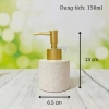 Bình sứ đa năng TT12 Cát trắng 150ml - Đựng dầu gội, nước rửa tay, sữa tắm - Giá chỉ 29.000 VNĐ 7