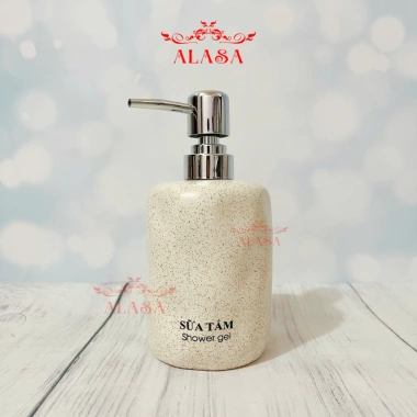 Bình sứ gốm Cát trắng TT03 420ml - Đựng dầu gội, nước rửa tay, sữa tắm, chỉ 25.000₫ 9 Bình sứ gốm Cát trắng TT03 420ml - Đựng dầu gội, nước rửa tay, sữa tắm, chỉ 25.000₫ 9