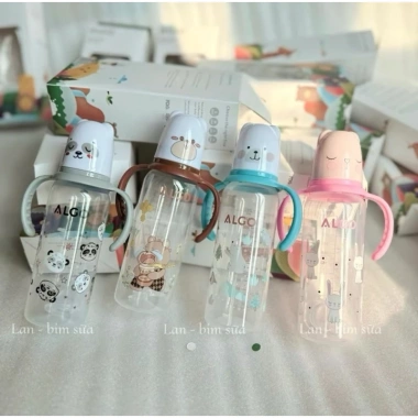 Bình sữa Algo cổ hẹp có tay cầm 60ml/120ml/240ml - Giá chỉ 39.000đ