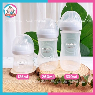Bình sữa Avent cổ rộng 125‑330ml Nhà của Su, chống đầy hơi, chống sặc, chỉ 179k