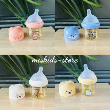 Bình sữa Babuu PPSU 90‑300ml Đặc biệt, núm ti silicone 6.2cm an toàn cho bé
