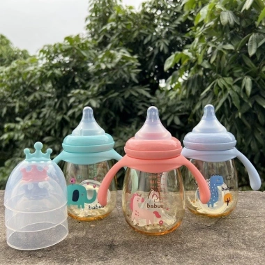 Bình Sữa BABUU PPSU Cổ Rộng Tay Cầm Quai Cầm - Tặng 1 Núm, Giá Giảm 105.000₫ 5