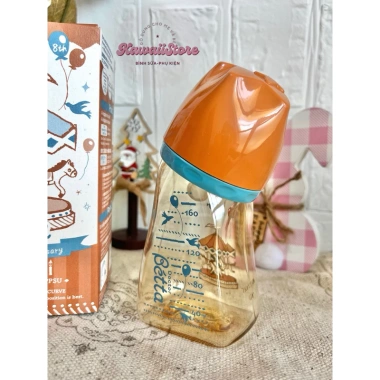 Bình sữa Betta WS4 160ml đu quay ngựa, PPSU - Phiên bản giới hạn, giá 900k 5 Bình sữa Betta WS4 160ml đu quay ngựa, PPSU - Phiên bản giới hạn, giá 900k 5