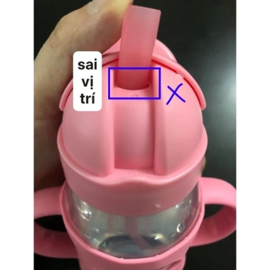 Bình sữa chuyển tiếp 270ml PP, cổ rộng, ống hút silicone, hai tay cầm - 399k
