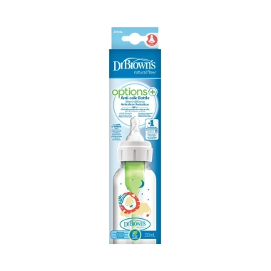 Bình sữa cổ hẹp Dr.Browns Deco 250ml PP Option Plus - Giá ưu đãi 310k, không BPA, an toàn 4