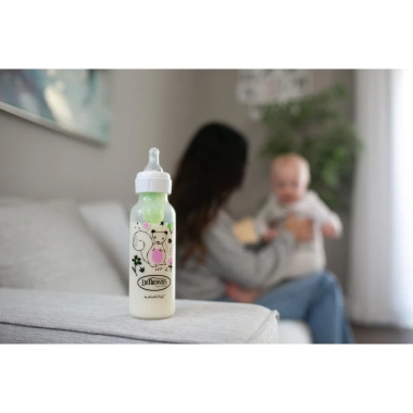 Bình sữa cổ hẹp Dr.Browns Deco 250ml PP Option Plus - Giá ưu đãi 310k, không BPA, an toàn 8
