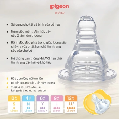 Bình sữa cổ hẹp PP vuông Pigeon Flexible 120ml-240ml - Giá siêu rẻ 110k 3 Bình sữa cổ hẹp PP vuông Pigeon Flexible 120ml-240ml - Giá siêu rẻ 110k 3