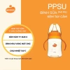 Bình sữa cổ hẹp PPSU Wesser tay cầm 140ml‑250ml màu vàng mật ong – mới, siêu bền, giảm giá 4