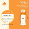 Bình sữa cổ hẹp PPSU Wesser tay cầm 140ml‑250ml màu vàng mật ong – mới, siêu bền, giảm giá 5