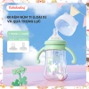Bình sữa cổ rộng 300ml không BPA, tay cầm chống trượt, an toàn cho bé sơ sinh, giá 24.000 VND 7