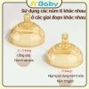 Bình sữa cổ rộng 72mm 300ml BPA-Free chống rơi, dễ rửa cho bé sơ sinh 36.000₫ 4