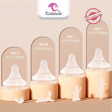 Bình Sữa Cổ Rộng Bé Kichilachi PPSU Hình Gấu 90‑160‑260ml Không BPA Giá Đãi 122k 8 Bình Sữa Cổ Rộng Bé Kichilachi PPSU Hình Gấu 90‑160‑260ml Không BPA Giá Đãi 122k 8