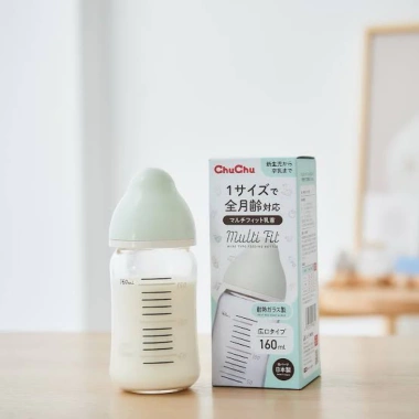 Bình sữa cổ rộng ChuChu Multi Fit thế hệ mới - Nội địa Nhật Bản, giảm giá 299k
