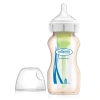 Bình sữa cổ rộng Dr.Brown's nhựa PESU Option Plus 150ml-270ml chính hãng, dễ vệ sinh 4