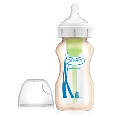 Bình sữa cổ rộng Dr.Brown's nhựa PESU Option Plus 150ml-270ml chính hãng, dễ vệ sinh 4