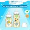 Bình sữa cổ rộng Dr.Brown's PPSU Option Plus 150ml-270ml chính hãng, giá 588k
