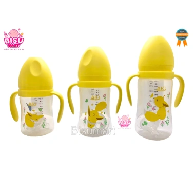 Bình Sữa Cổ Rộng PP AKI 180ml-300ml có tay cầm, tặng núm vú rộng - Giá ưu đãi 82.000₫ 8