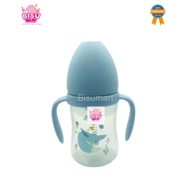 Bình Sữa Cổ Rộng PP AKI 180ml-300ml có tay cầm, tặng núm vú rộng - Giá ưu đãi 82.000₫ 10