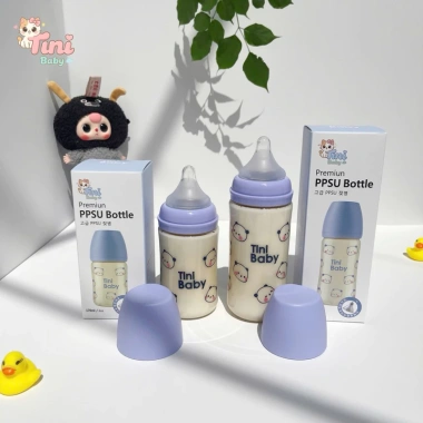 Bình sữa cổ rộng Tini Baby PPSU cao cấp 170ml 270ml - Giá 51.920 VND giảm mạnh 5