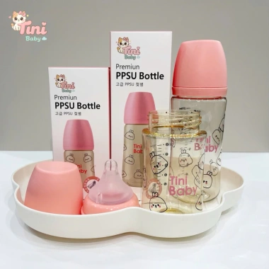Bình sữa cổ rộng Tini Baby PPSU cao cấp 170ml 270ml - Giá 51.920 VND giảm mạnh 6