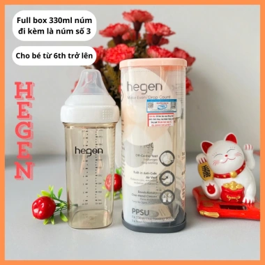 Bình sữa cổ vuông 240ml cho bé 6 tháng+ Núm ti mềm, van thoát khí chống đầy hơi, giá ưu đãi 165.750₫