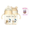Bình sữa đa năng Kichilachi Tritan 240ml cổ rộng, tay cầm chống sặc, đầy hơi cho bé