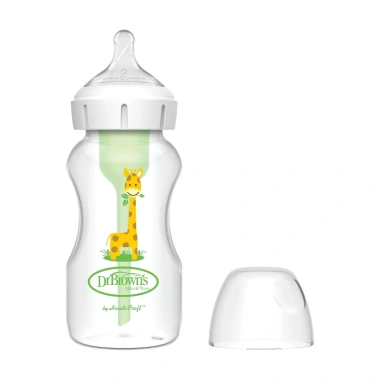 Bình sữa Dr Brown cổ rộng 270ml nhựa PP Options Plus - Giá ưu đãi 352.000 VNĐ