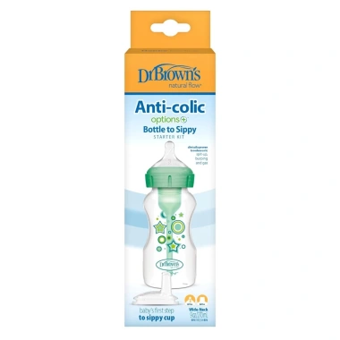 Bình sữa Dr Brown cổ rộng Natural Flow Anti Colic 270ml giá ưu đãi 389k (Mỹ) 4