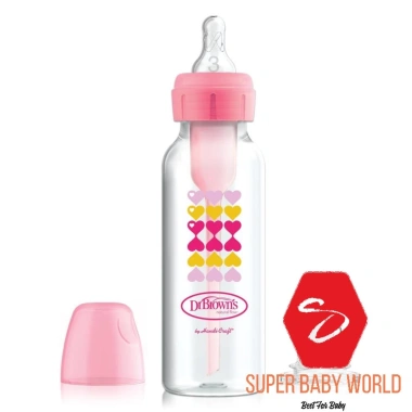 Bình sữa Dr Browns 250ml cổ hẹp nhựa PP chuyển đổi 2 giai đoạn giá ưu đãi 275k