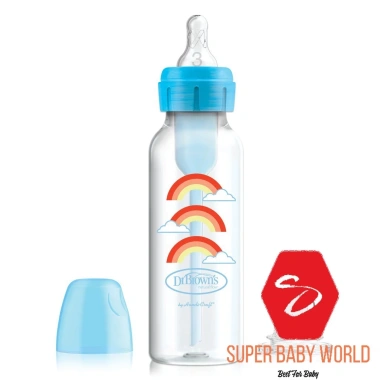 Bình sữa Dr Browns 250ml cổ hẹp nhựa PP chuyển đổi 2 giai đoạn giá ưu đãi 275k