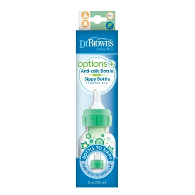 Bình sữa Dr.Brown cổ hẹp 250ml nhựa PP Options Plus chuyển đổi 2 giai đoạn - Giá ưu đãi 310,000₫ 9