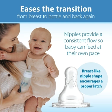 Bình sữa Dr.Brown's cổ hẹp 120ml & 250ml nhựa PP Options Plus - Giá 310.000đ