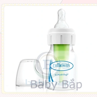 Bình sữa Dr.Brown's cổ hẹp 60/120/250ml nhựa PP - Giá ưu đãi 190k tại Babybap