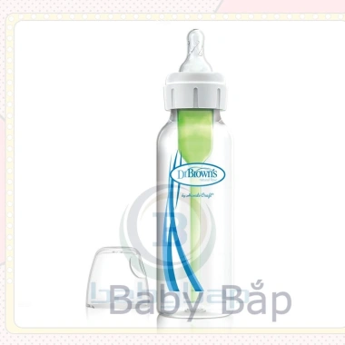 Bình sữa Dr.Brown's cổ hẹp 60/120/250ml nhựa PP - Giá ưu đãi 190k tại Babybap
