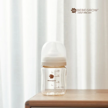 Bình sữa Greenfinger Bebegrow PPSU an toàn 160ml/280ml chịu nhiệt tốt - 490k