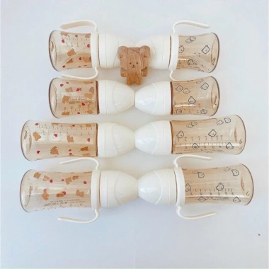 Bình sữa Grosmimi họa tiết gấu 200‑300ml – An toàn, tiện lợi, chỉ 280.000₫ 6