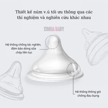 Bình Sữa Hạt Gạo TGM Hàn Quốc cho Bé Sơ Sinh - Tritan Chống Sặc, Kèm Núm Ti 2